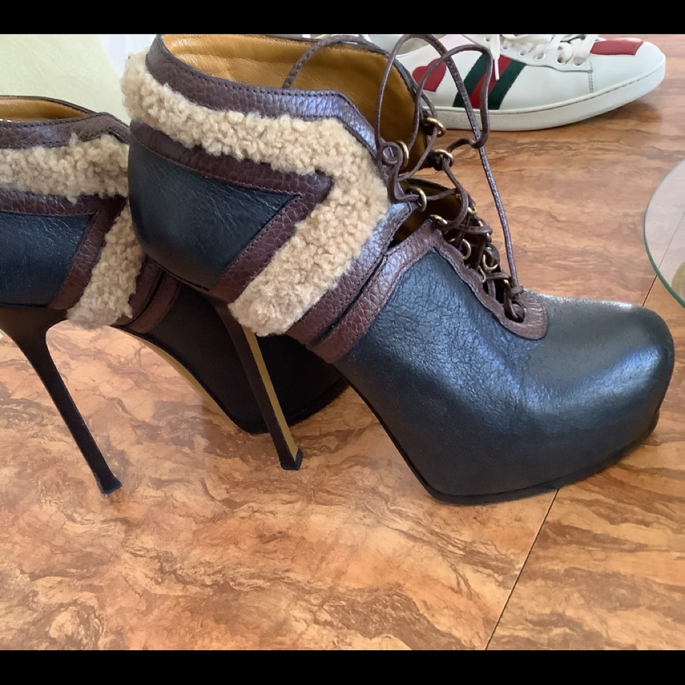 Yves Saint Laurent Tribtoo Ankle Booties